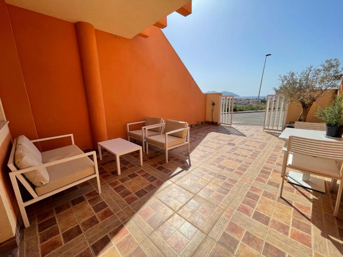 El Alamillo Ground Floor Apartment With Sea View Mazarrón Extérieur photo